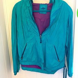 Prana XS windbreaker half zip!